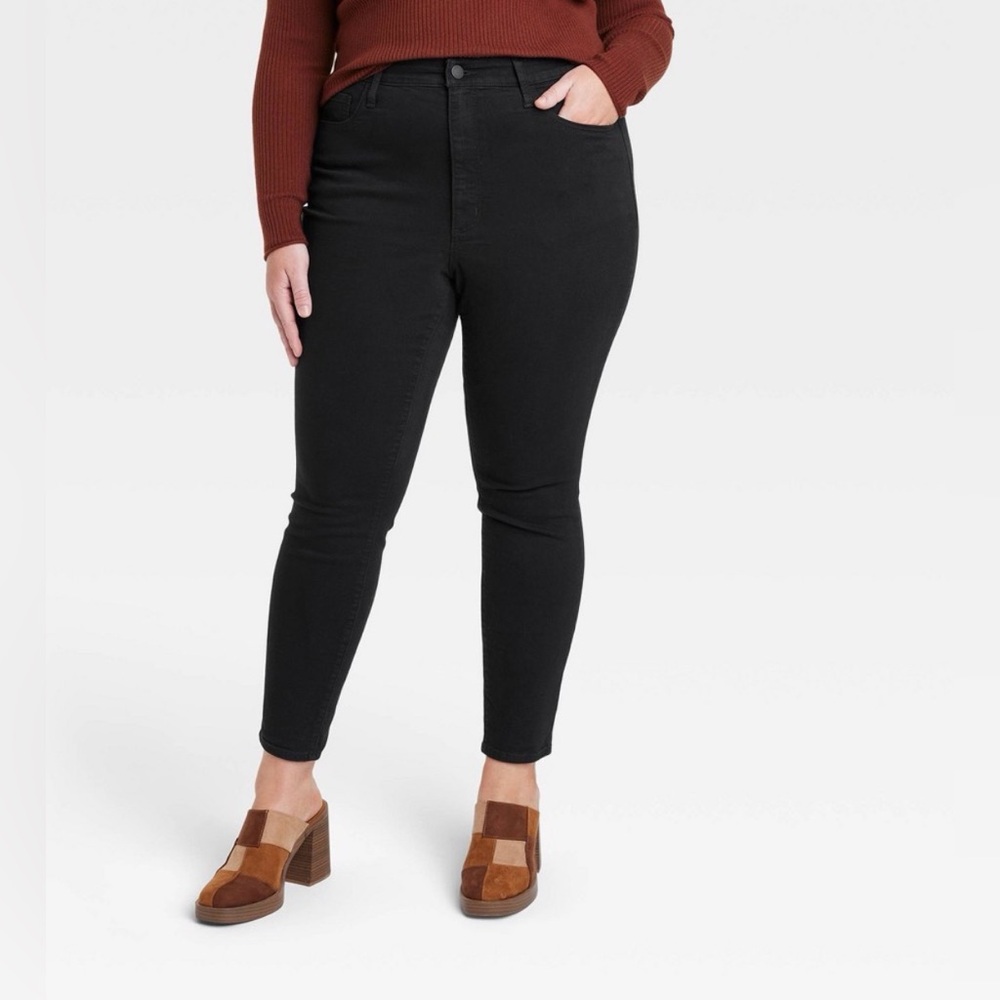 Universal Thread High-Rise Skinny Jeans in Black